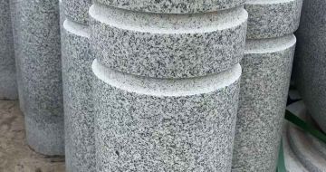 三亚 芝麻白花岗岩挡车柱、隔离柱多少钱