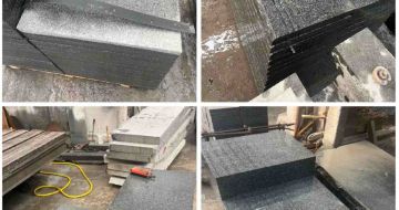 三亚 芝麻黑地铺石材