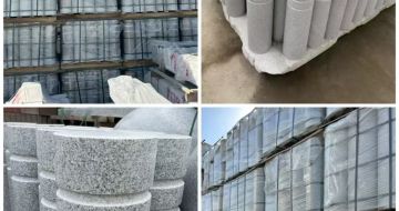 三亚 芝麻白花岗岩挡车柱、隔离柱多少钱