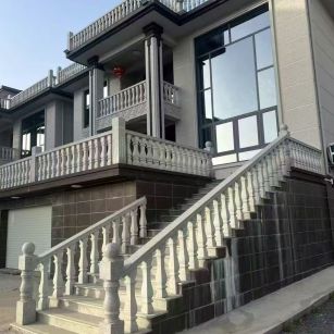 三亚 芝麻白别墅阳台栏杆，楼梯栏杆