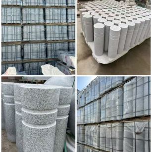 三亚 芝麻白花岗岩挡车柱、隔离柱多少钱