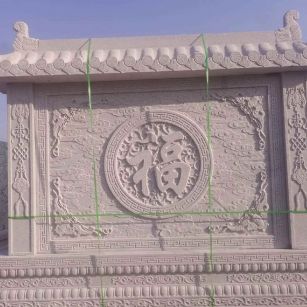三亚 芝麻白花岗岩屏风，照壁，影壁