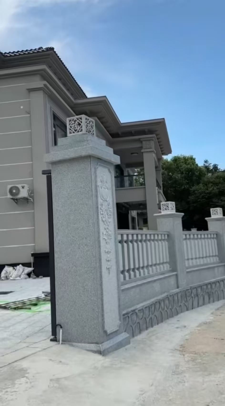 三亚 芝麻白别墅围墙栏杆，私人订制