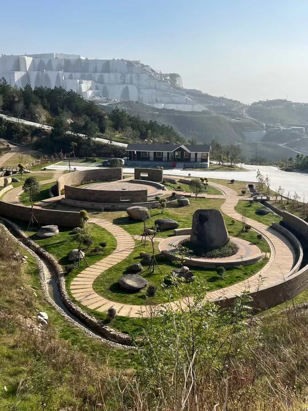三亚仿古石铺装整体效果