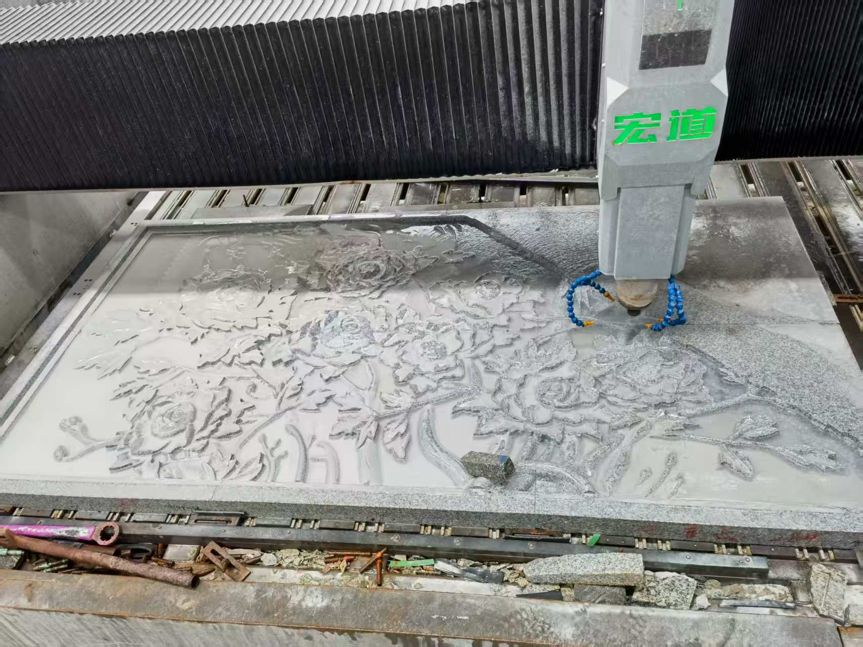三亚 别墅墙面石材雕刻