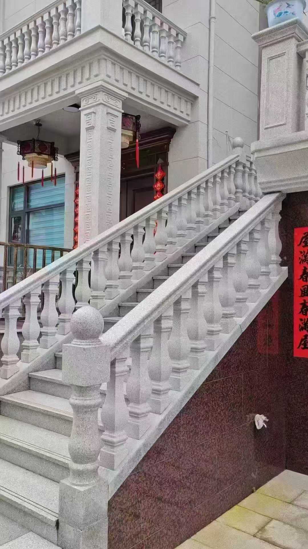 三亚 天然石材 阳台庭院护栏、栏杆