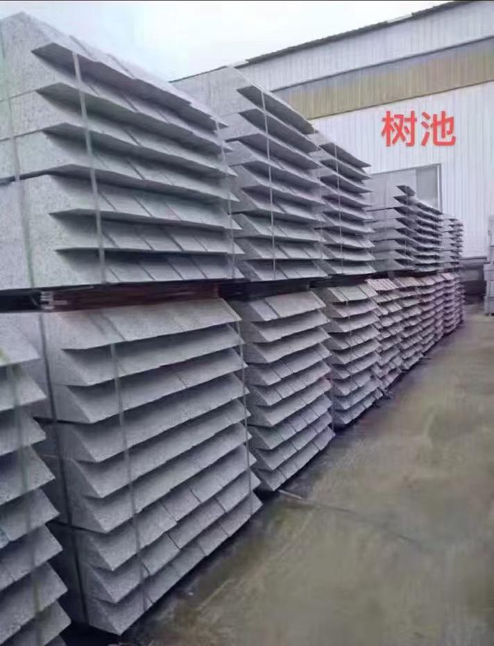 三亚 芝麻灰切头树池